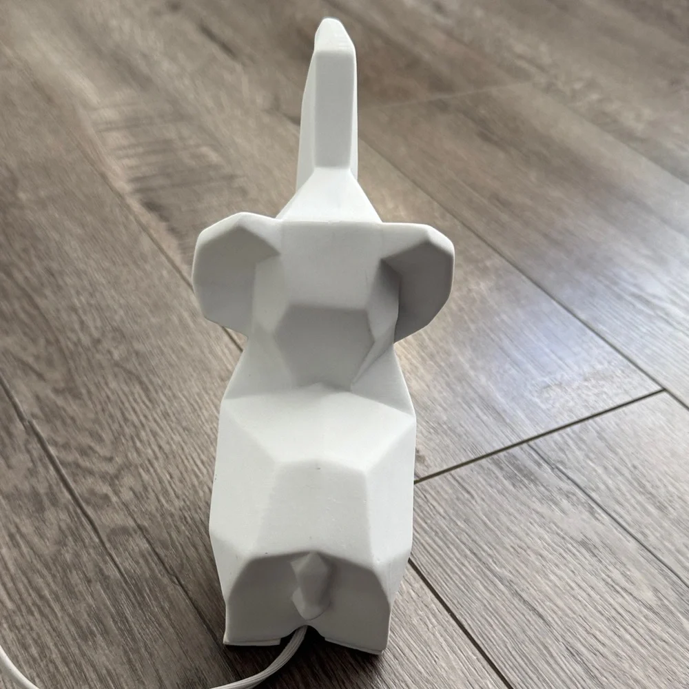 Restoration Hardware Modern Safari Animal Porcelain Nightlight - Elephant
